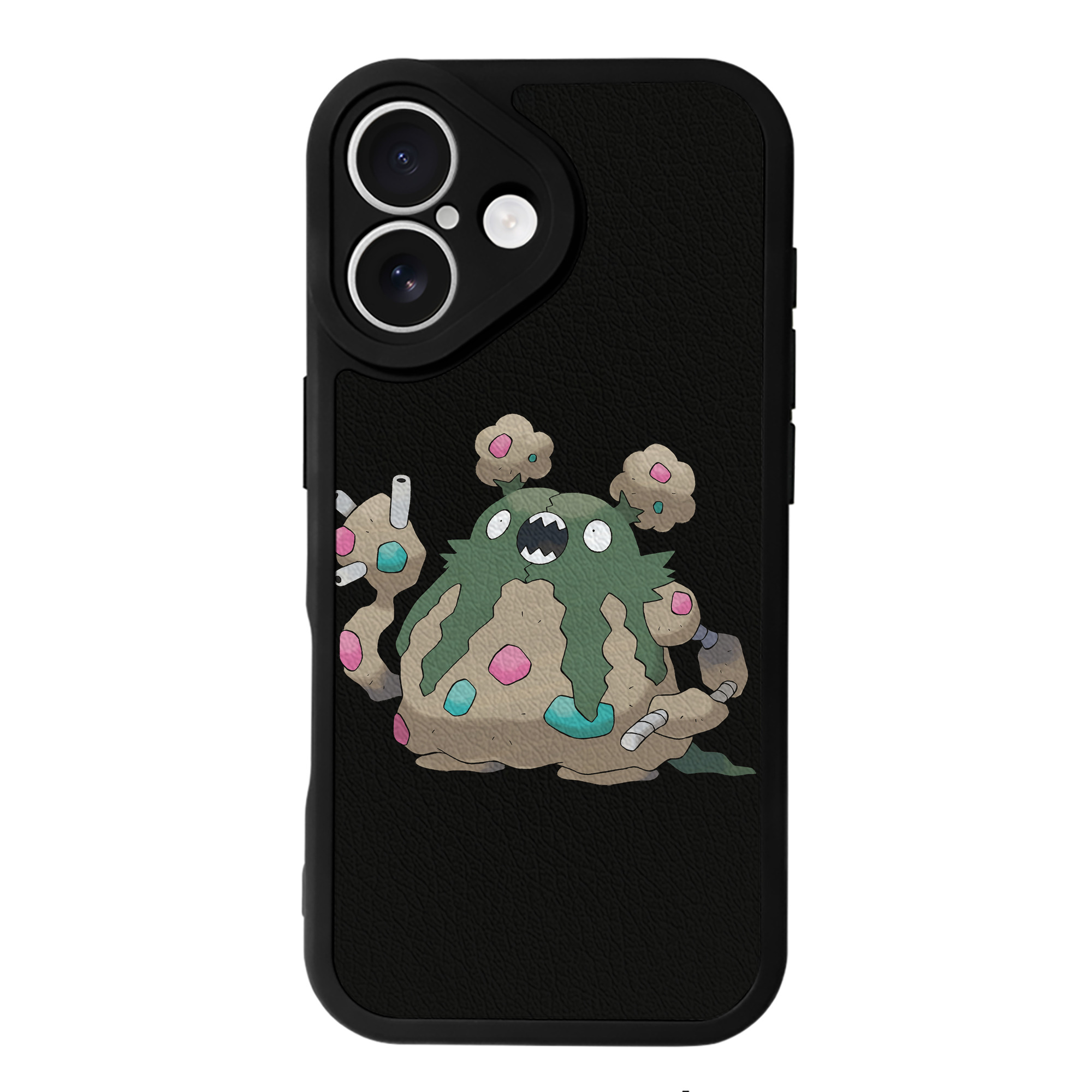 （画像用） ポケットモンスター Pokémon 【iPhone 16シリーズ対応】シリコンスマホケース（レザー調） 材質：シリコン